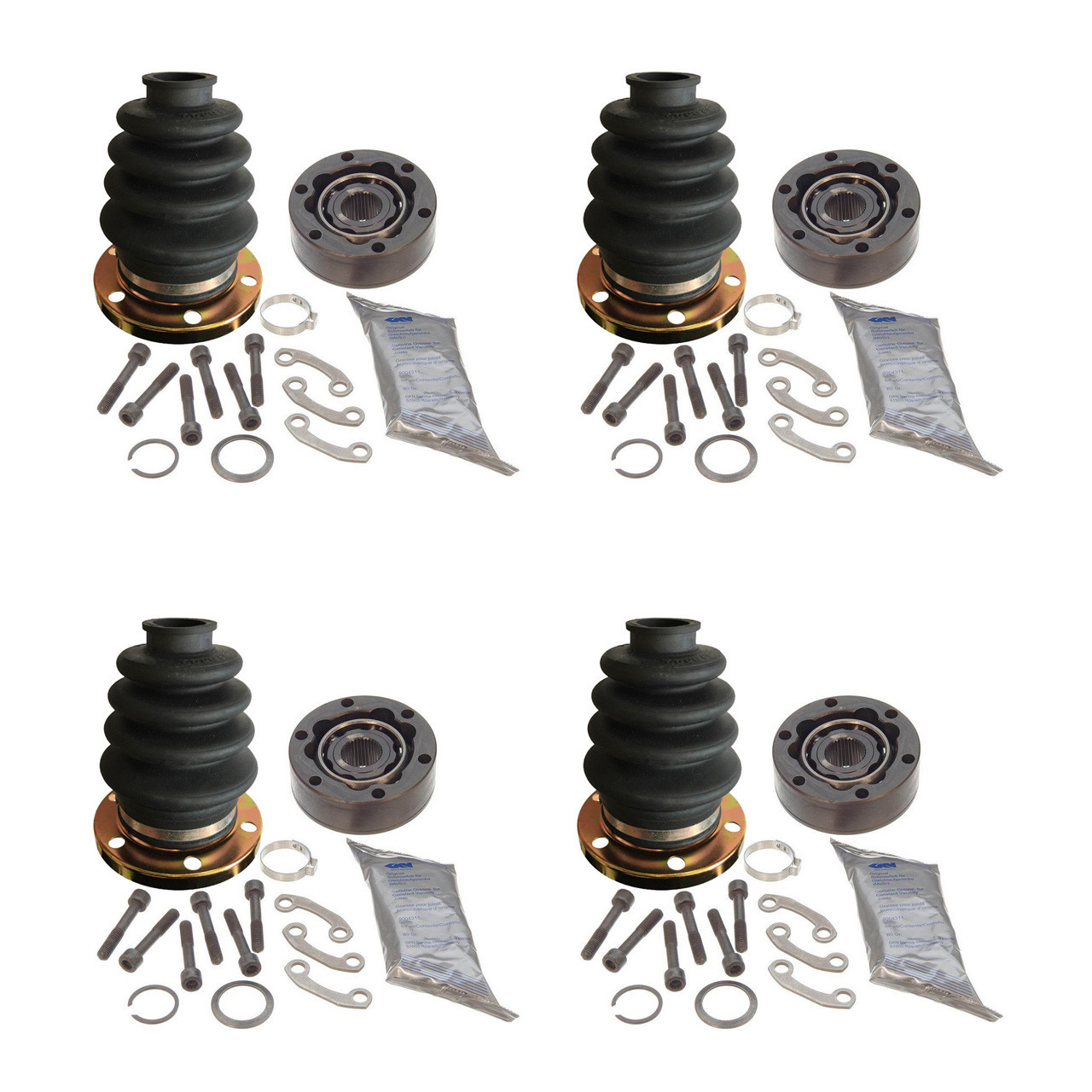 German CV Joint Kit Set with Rockford Boots
