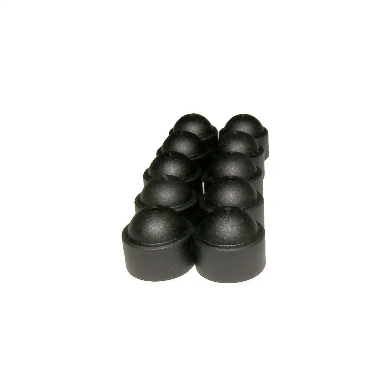 Skylight Nut Cover - Black - Set Of Ten
