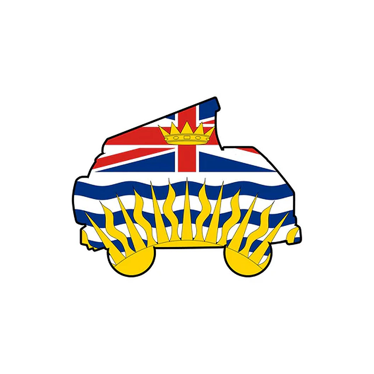 British Columbia Westy Sticker