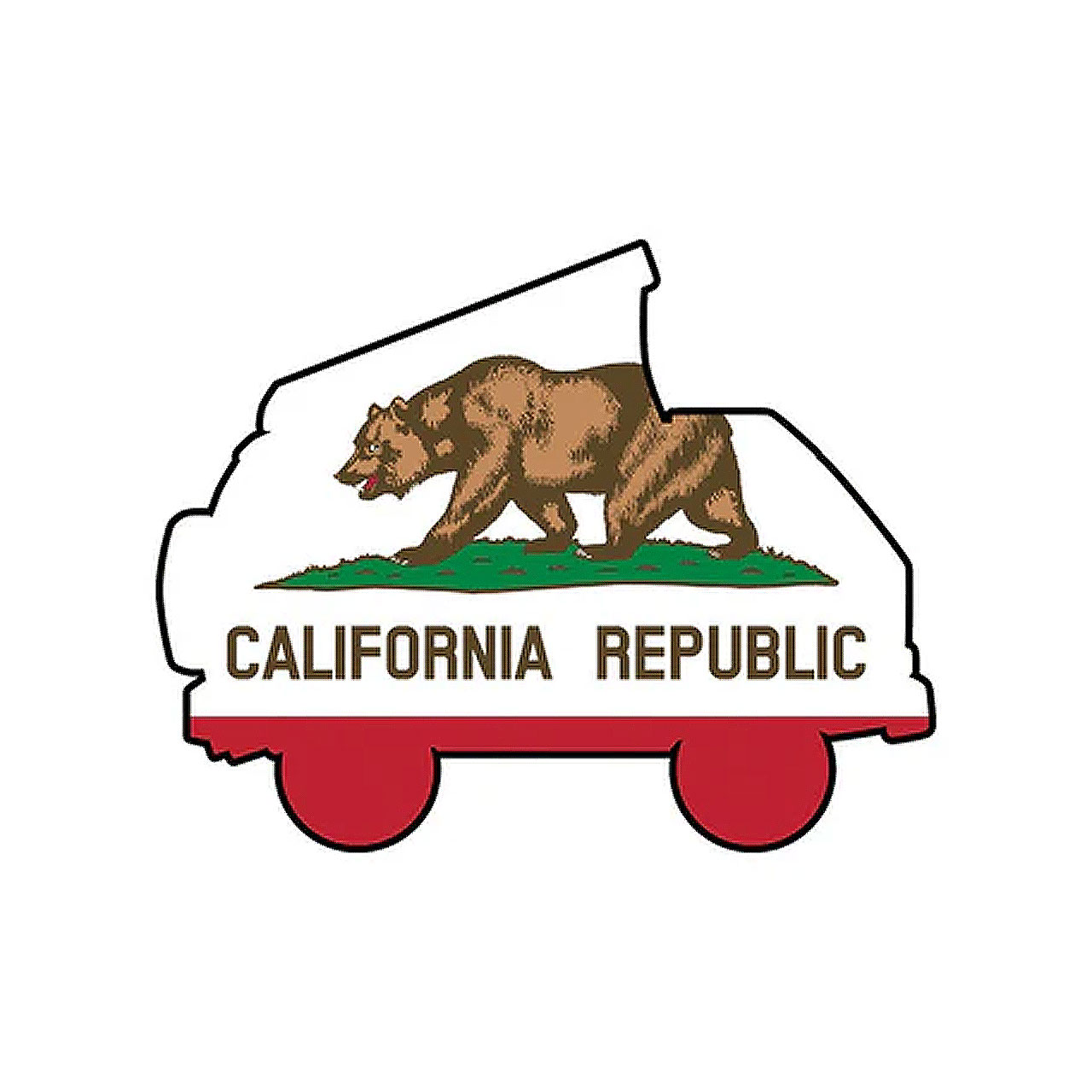 California Westy Sticker