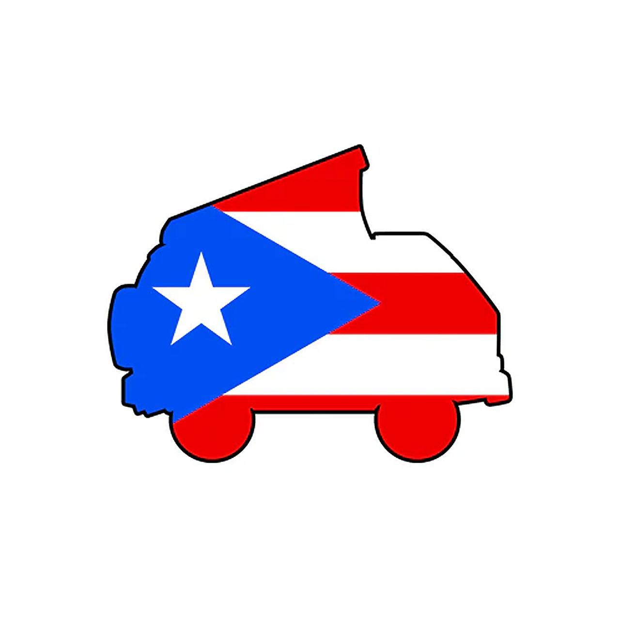 Puerto Rico Westy Sticker