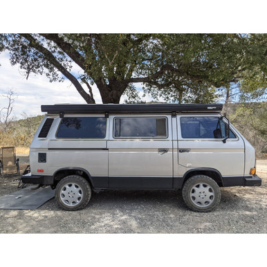 FIAMMA サイドウォール タープ　vanagon T3 ヴァナゴン キャンプ Fiamma F45S Awning | Van Cafe