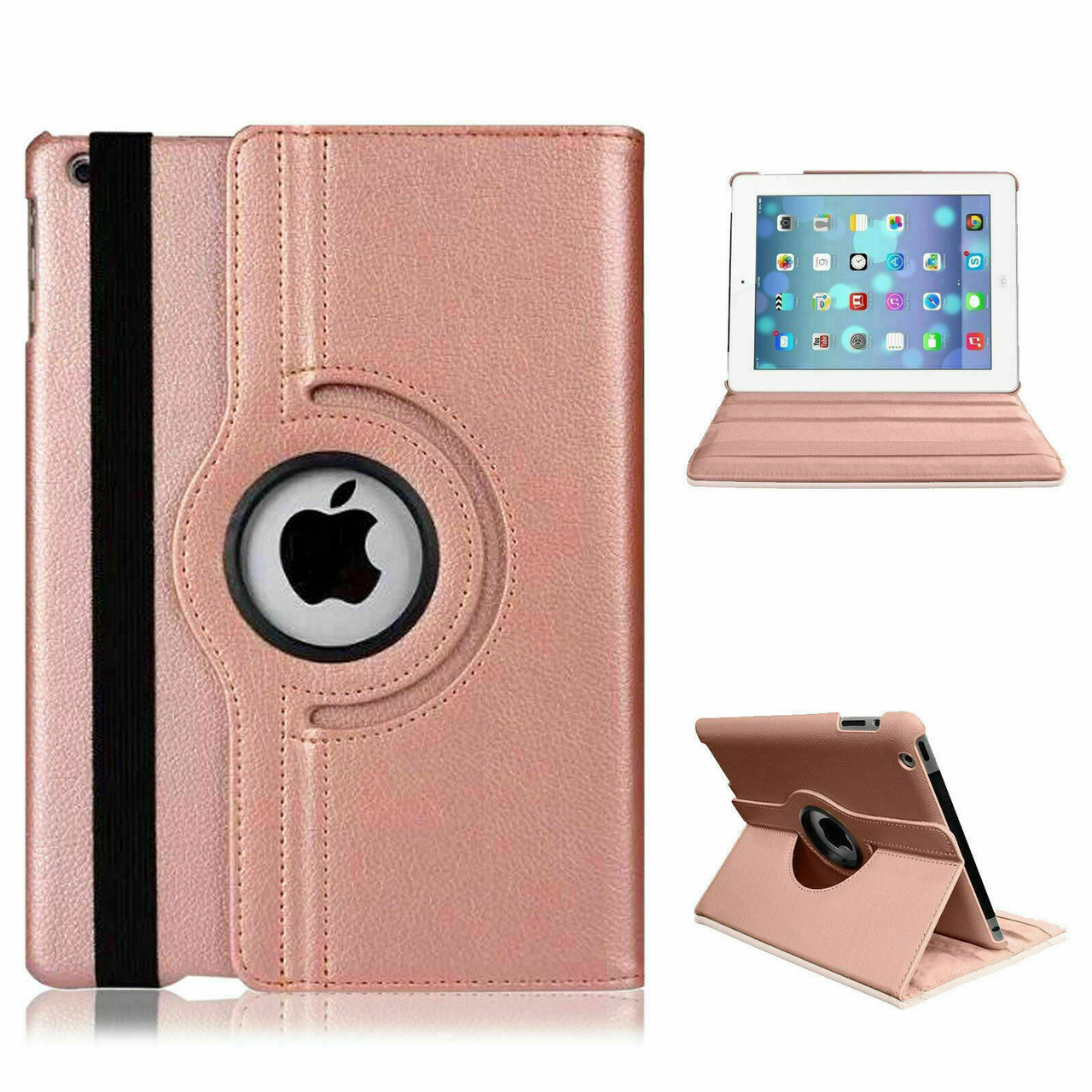 ジ*ク様 iPad 第7世代 32GB 10.2インチ ローズゴールド カバー付 Apple iPad 10.2 (7th Generation) 2019 360 Rose Gold Rotating Stand