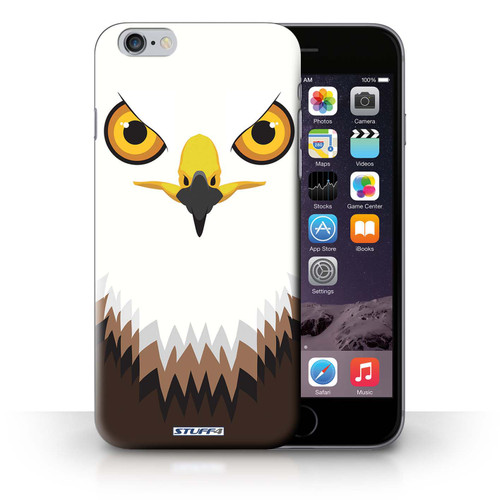 Protective Hard Back Case for iPhone 6+/Plus 5.5' / Animal Faces Collection / Hawk/Eagle