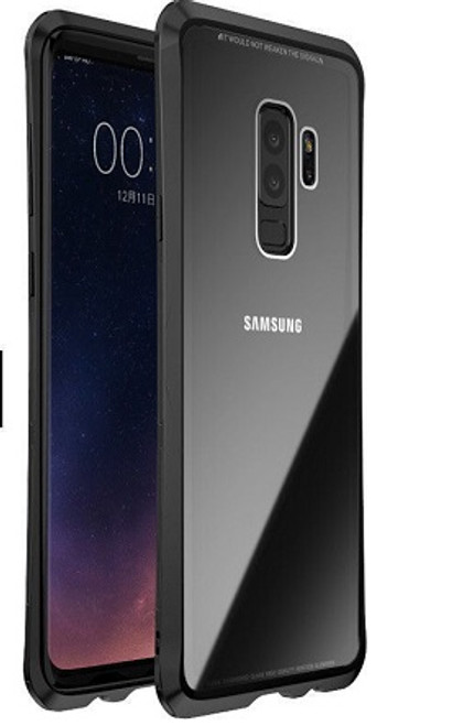 Samsung Galaxr S8  Black Shockproof LUPHIE Aluminum Metal Bumper Back Case