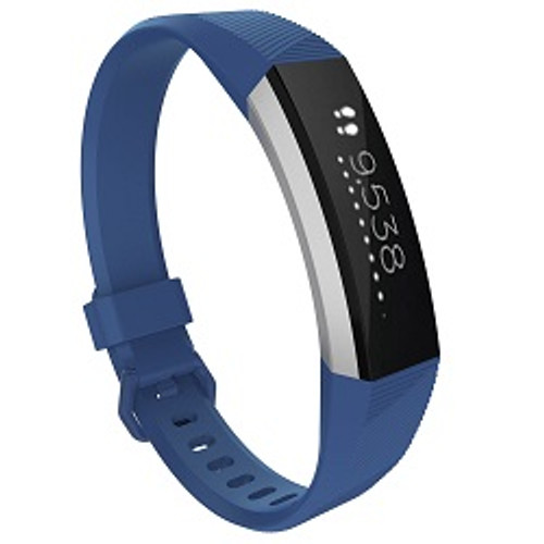 Small FitBit Alta Replacement Strap with Metal Clasp-Midnight Blue