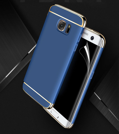 Samsung Galaxy S8 Luxury Ultra Slim Shockproof Bumper Case Navy