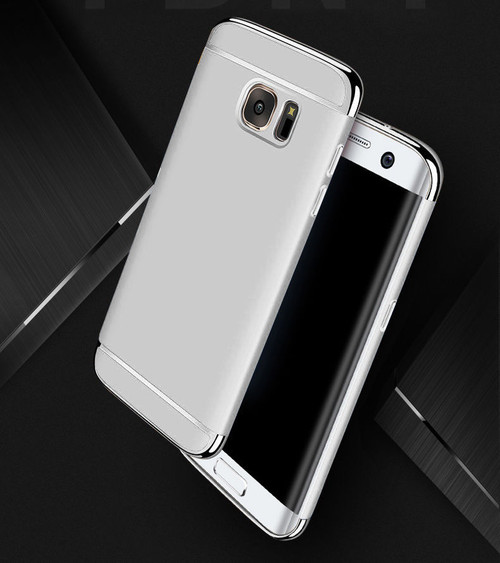 Samsung Galaxy S8 Luxury Ultra Slim Shockproof Bumper Case Silver