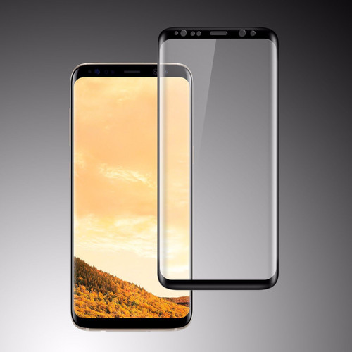 Samsung Galaxy S8 Plus  Full Curved Tempered Glass Black