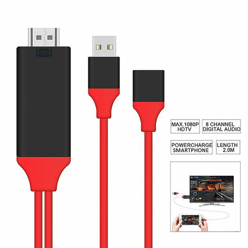 1080P  Micro USB MHL to HDMI Cable Adapter For S5 S6 S7