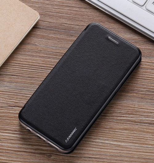 Samsung Galaxy S9 Plus Leather Wallet Ultra Thin Magnetic Black Case