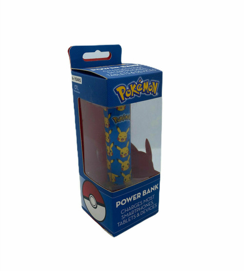 Pokemon 2600mAh Power Bank for Phones/Tablets Pikachu Themed