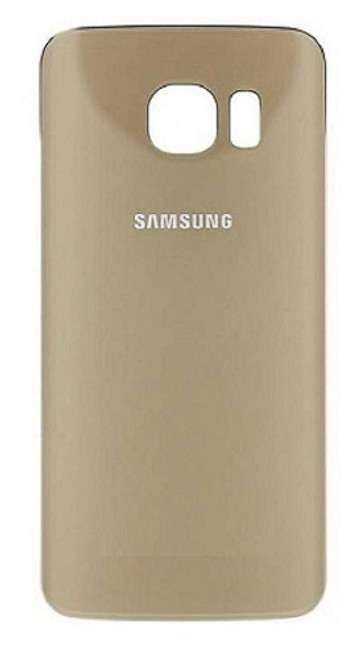 Samsung S6 Edge Replacement Glass Housing Battery Back Cover - Gold