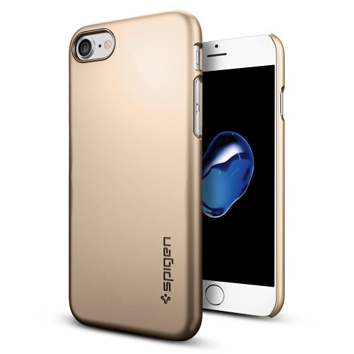 Spigen iPhone 7 Thin Fit Series Cases Gold