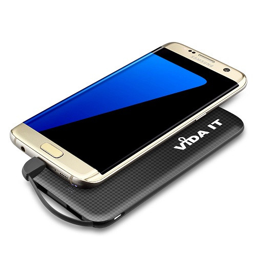 Thin Credit Card Design Dual Port USB Charger Power Bank 5000mAh