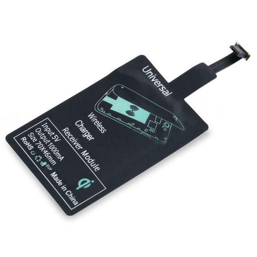 Qi Wireless Charger Narrow side  Face Down Receiver for Sasmsung or Android Smart Phone