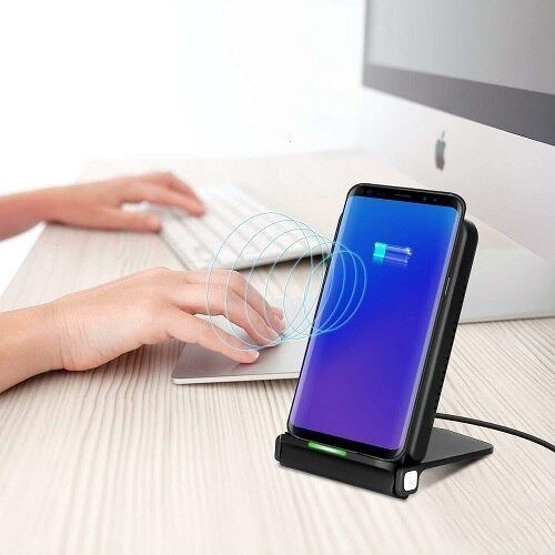 Apple iPhone XS Max XR X 8 Plus  Qi Wireless Charger Stand