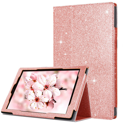 Apple iPad Mini 1 2 3 4 Rose Gold Glitter Smart  Folio Stand Cover