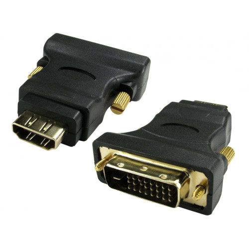 HDMI To DVI Adaptor DVI-D Digital Monitor Cable Lead Converter GOLD Adapter