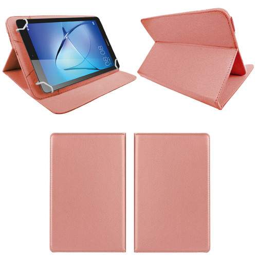 Amazon Kindle Fire HD 7 5th Gen 2015  Rose Gold Smart Leather Stand Wallet Case