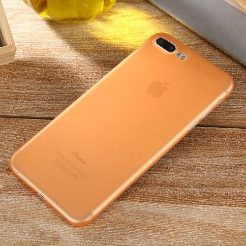 Apple iPhone 8 Plus Ultra-thin Matte Protective Shell PP Hard Orange Case