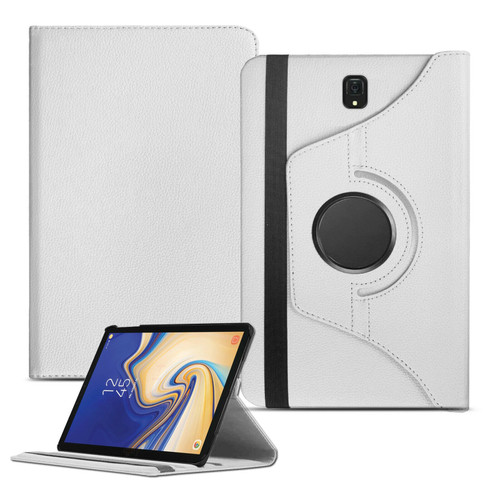 White PU Leather 360 Rotating Case for Samsung Galaxy Tab 3 8.0 (T310/T311)