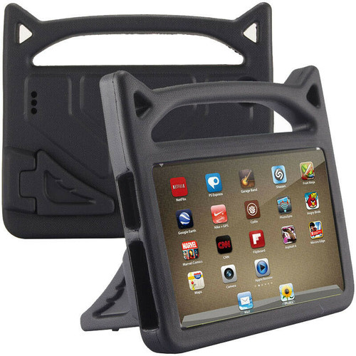 Black amazon Kindle Fire HD 10 9th Gen   Kids Shockproof Handle Cover