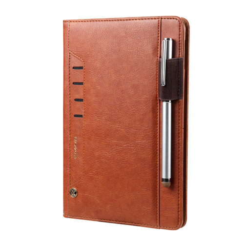 Brown PU Leather Smart Stand Flip Case & Soft Back Cover for 10.2 8th generation 2020