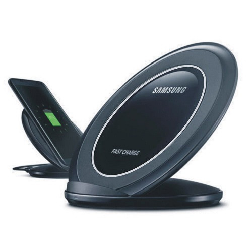 Black Qi Wireless Fast Charger  Stand Dock For Samsung Galaxy Or Android