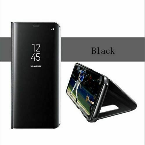 Black Smart Mirror View Flip Leather 360 Case Cover For Samsung Note 20
