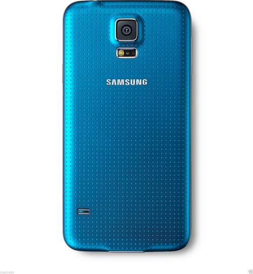 Blue Samsung Galaxy S5 Replacement Housing Battery Back Cover
