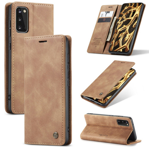 Brown Samsung galaxy j2 Core 2020 Luxury Leather Wallet Flip Cover