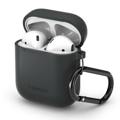 Charcoal Apple Airpods 1/ 2 Case, Spigen Silicone Soft Slim Protective Cover