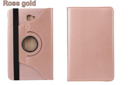 Rose gold 360 Rotating Flip Leather Stand Tab Case Cover Fit For Samsung Galaxy Tab 4 T530