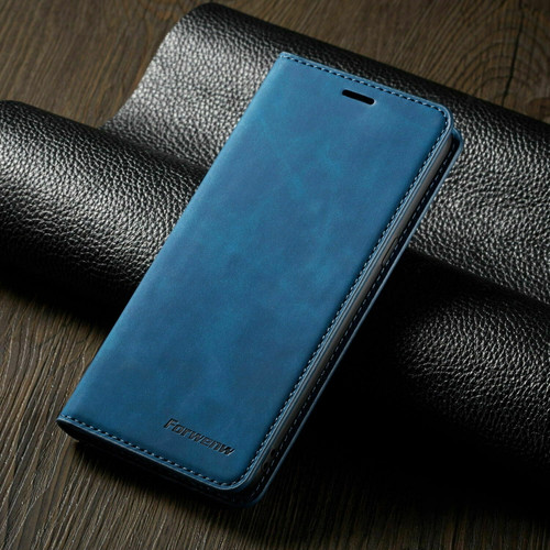 For Google Pixel 6 pro blue Leather Wallet Card Flip Magnetic Phone Case Cover
