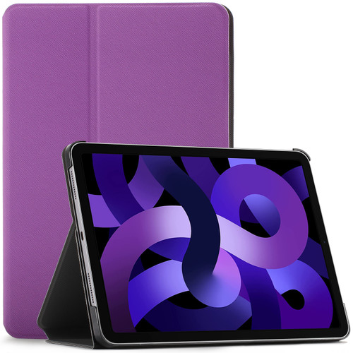 Apple iPad Air 5th Generation 10.9-inch 2022  Purple Case Cover Stand, Auto Sleep Wake