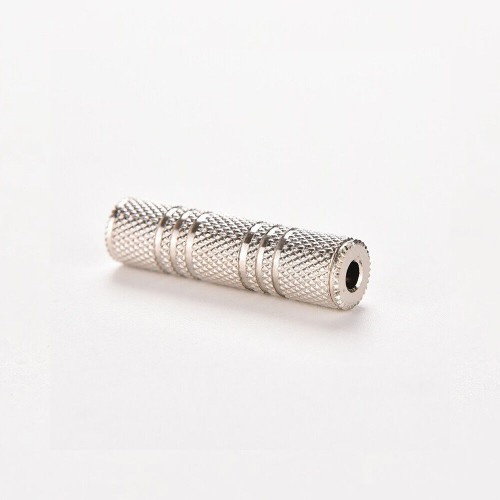 3.5mm Socket Female to Female Joiner Connector Adapter Stereo Audio Aux