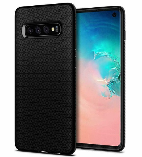 Galaxy S10  Case Spigen Liquid Air Cover - Black