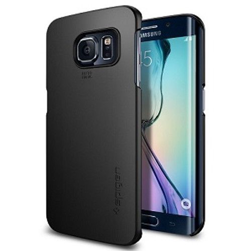 Galaxy S6 Spigen Case Thin Fit Smooth Black