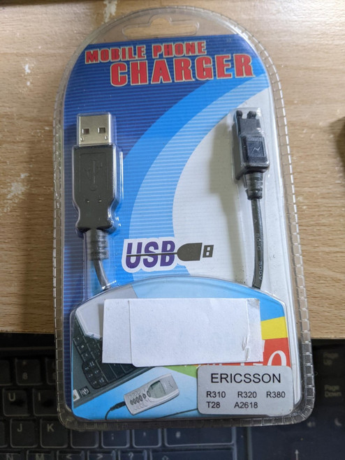 Sony Ericsson usb cable charger R310 R320 R380 T28 A2618