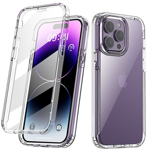 Apple iPhone 15 plus Clear Full Body 360 Case