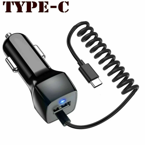 Fast USB-C Car Charger For Samsung Galaxy S24 S24 ultra S24plus