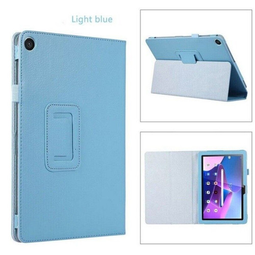 Samsung Galaxy Tab A9 8.7 X110 ski blue Shockproof Leather Stand Case