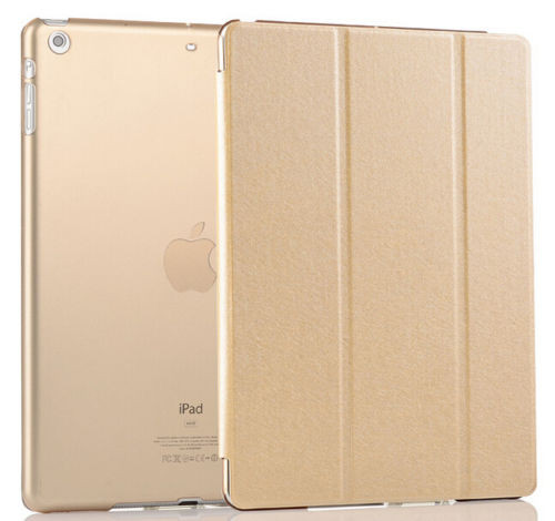 Apple Ipad Mini 123 Gold Smart Magnetic Leather Stand Case