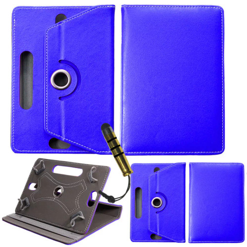 Blue Leather Stand Case Cover For Amazon Fire HD 7" 4th Generation 2014 Blue Leather Stand Case Cover For Amazon Fire HD 7" 4th Generation 2014