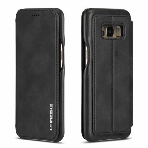 Huawei P30 Pro Black Vintage Leather Wallet Case