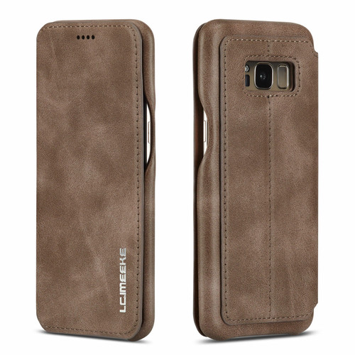 Huawei P30 Pro Dark Brown Vintage Leather Wallet Case