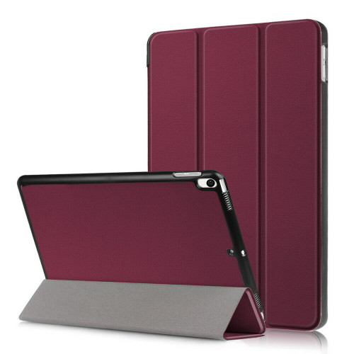 iPad Air 10.5 2019  Wine Red  PU Leather Flip Stand Case