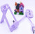 Purple Micro USB Data Sync Charging Cable & Holder for Android Phones