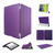 Purple Ultra Slim Smart Case for iPad 2/3/4 + Stylus + Screen Protector